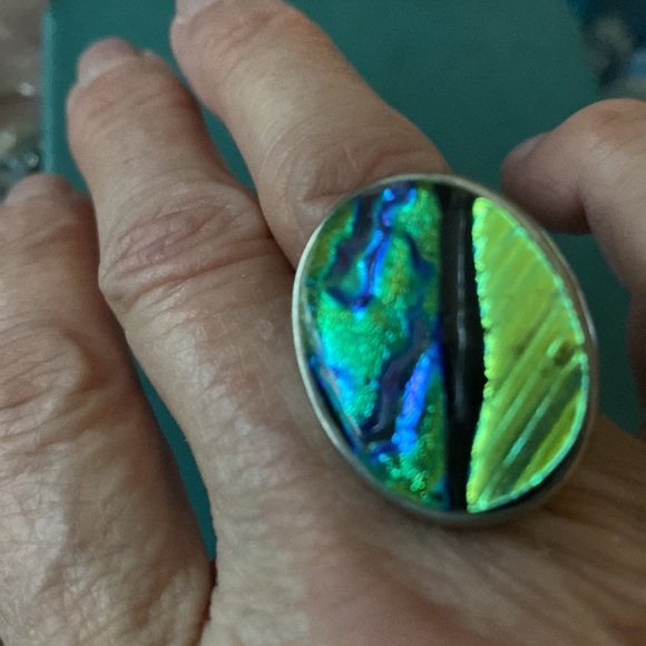 Size 6 I believe this ring was created by someone no marks Vintage A Fun Ring! - Picture 6 of 9